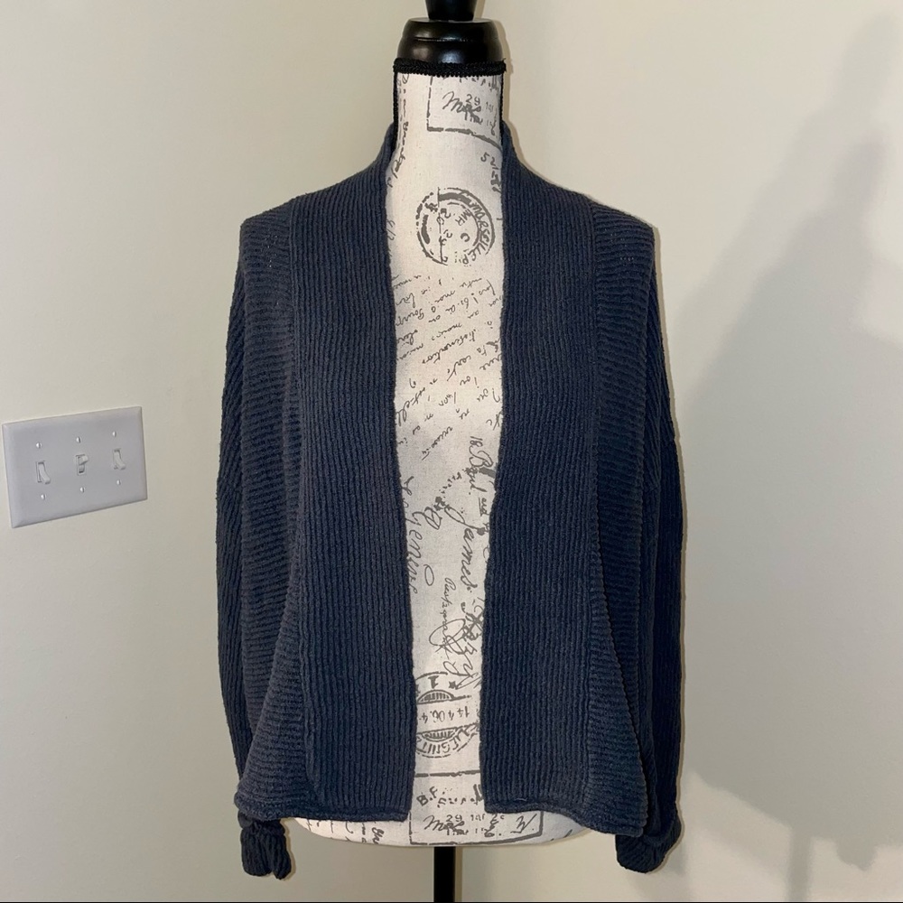 madewell · shawl-collar crop cardigan sweater